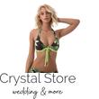 Mania push-up háromszög, leveles bikini,C,zöld-fekete M Mania push-up háromszög, leveles bikini,C,zöld-fekete M