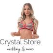 Carib pávatollas kiszélesített push-up háromszög bikini, korallpiros Carib pávatollas kiszélesített push-up háromszög bikini, korallpiros