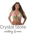 Mania kiszélesített push-up háromszög bikini pink hibiszkusz mintás, zöld-fehér Mania kiszélesített push-up háromszög bikini pink hibiszkusz mintás, zöld-fehér