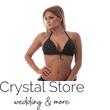 Pyramid flamingós push-up háromszög bikini, kötős alsóval, B-C kosár, M Pyramid flamingós push-up háromszög bikini, kötős alsóval, B-C kosár, M