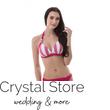 Pyramid csíkos kiszélesített push-up háromszög bikini, pink-fehér C-D kosár Pyramid csíkos kiszélesített push-up háromszög bikini, pink-fehér C-D kosár