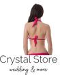 Pyramid csíkos kiszélesített push-up háromszög bikini, pink-fehér C-D kosár M Pyramid csíkos kiszélesített push-up háromszög bikini, pink-fehér C-D kosár M