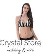 Pyramid csíkos kiszélesített push-up háromszög bikini, fekete-fehér C-D kosár Pyramid csíkos kiszélesített push-up háromszög bikini, fekete-fehér C-D kosár