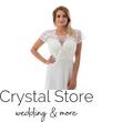 Hímzett, gyöngyházfényű, kristályos koktélruha, plus size fehér Hímzett, gyöngyházfényű, kristályos koktélruha, plus size fehér