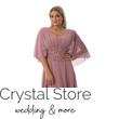 Pelerines koktélruha, plus size, mályva Pelerines koktélruha, plus size, mályva