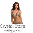Paloma push-up háromszög bikini, horgolt dekorral, barack 407 Paloma push-up háromszög bikini, horgolt dekorral, barack 407