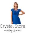 Bella muszlin koktélruha, plus size, királykék