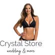 Paloma kiszélesített push-up bikini, horgolt dekorral, fekete 420 Paloma kiszélesített push-up bikini, horgolt dekorral, fekete 420