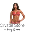 Paloma kiszélesített push-up háromszög bikini, cikk cakk mintás, színes 404 M