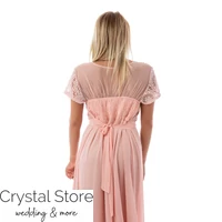 Kép 3/3 - Violetta maxiruha plus size, rózsaszín