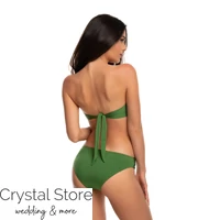 Kép 2/2 - Paloma cső bikini, fűzöld 907