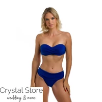 Kép 1/2 - Paloma merevítős cső bikini, királykék 915