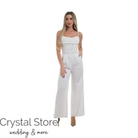 Kép 1/2 - Corset lenge overál, fehér