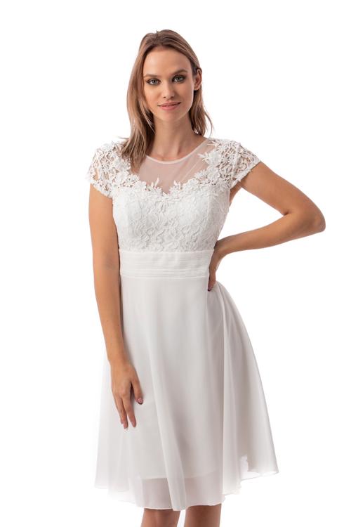 Bella muszlin menyasszonyi ruha, plus size