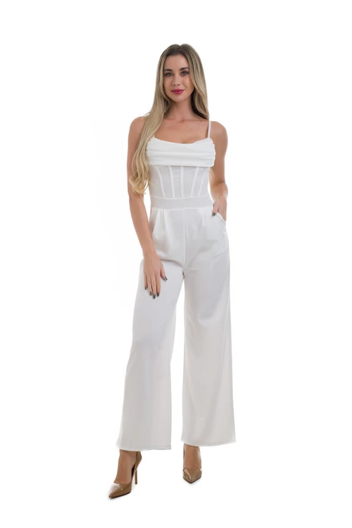 Corset lenge overál, fehér