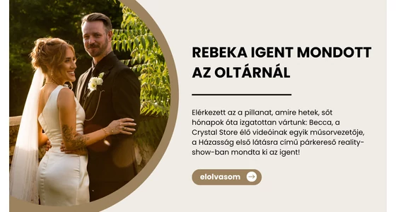 Deák Rebeka igent mondott az oltárnál