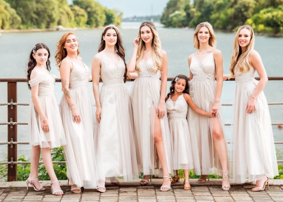 Maxiruhák, koszorúslány ruhák