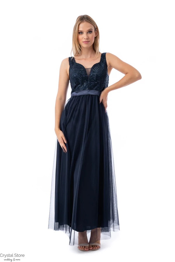 Prom maxiruha, sötétkék