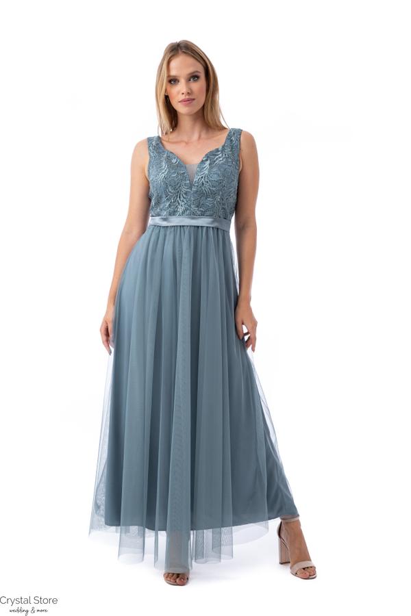 Prom maxiruha, dusty green