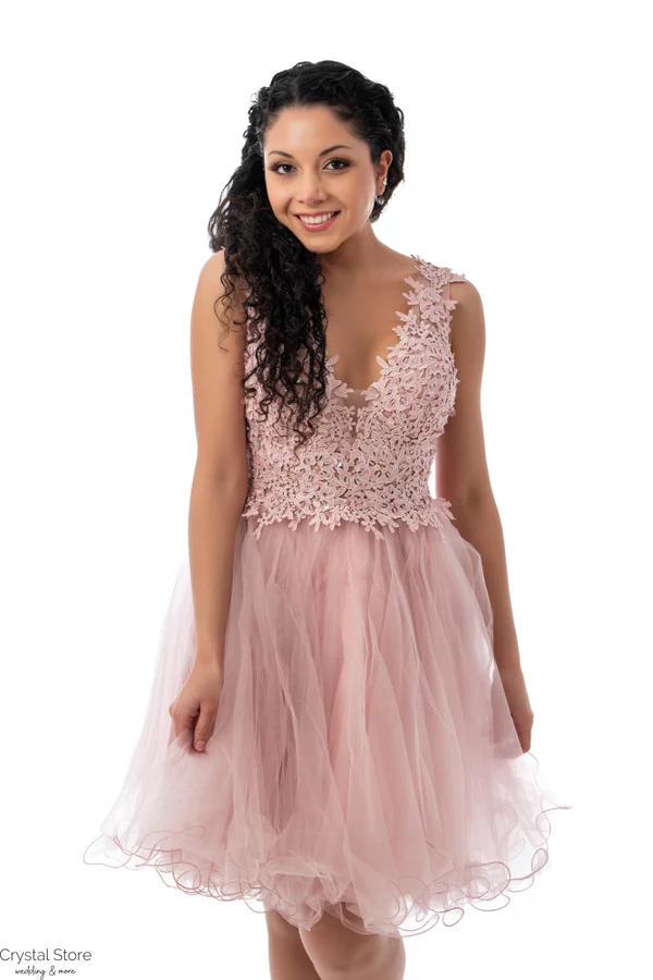 Merida tüllös koktélruha, soft pink