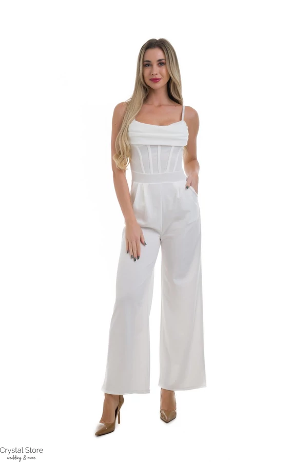 Corset lenge overál, fehér